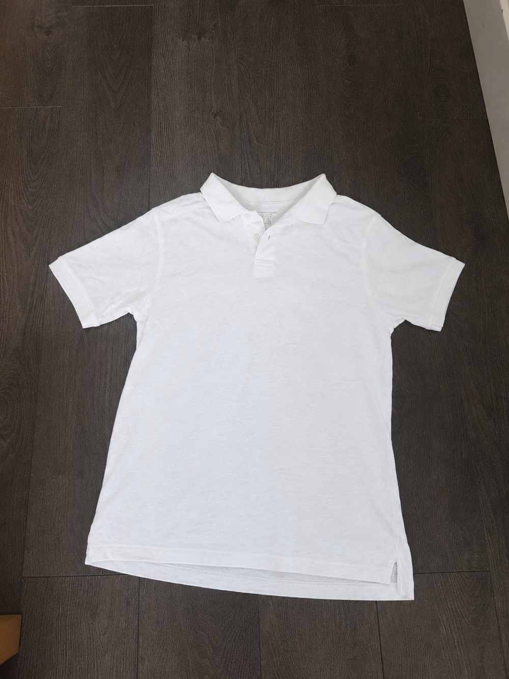 Classic White Polo Shirt - Men's Casual Short Sleeve